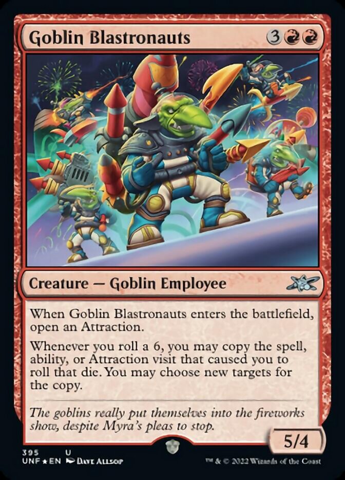 Goblin Blastronauts (Galaxy Foil) [Unfinity] | Magic Magpie