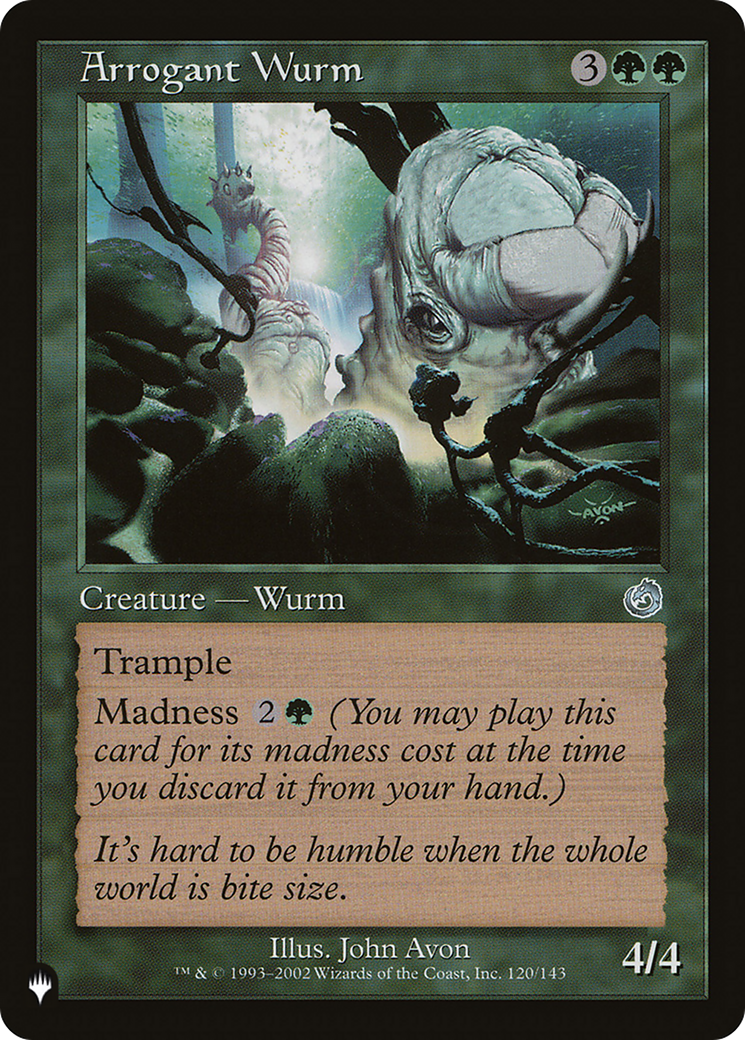 Arrogant Wurm [The List Reprints] | Magic Magpie