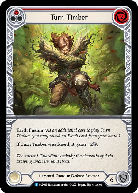 Turn Timber (Red) [OLD019] (Tales of Aria Oldhim Blitz Deck)  1st Edition Normal | Magic Magpie