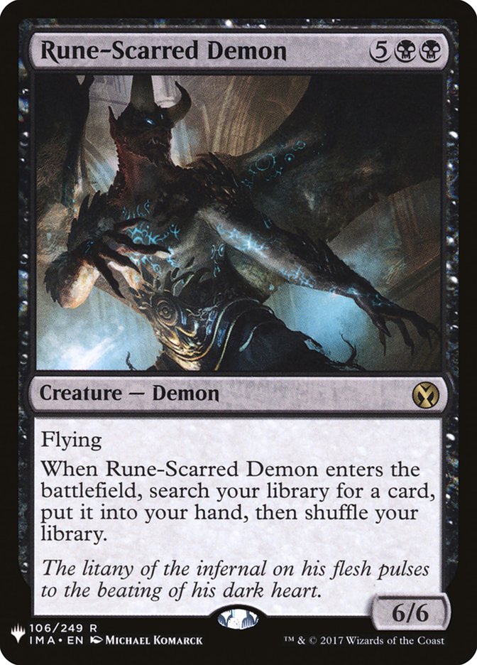 Rune-Scarred Demon [Mystery Booster] | Magic Magpie