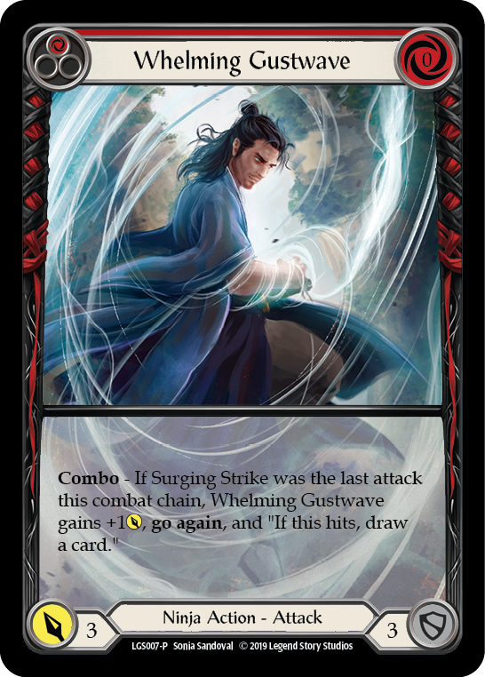 Whelming Gustwave (Red) [LGS007-P] (Promo)  1st Edition Normal | Magic Magpie