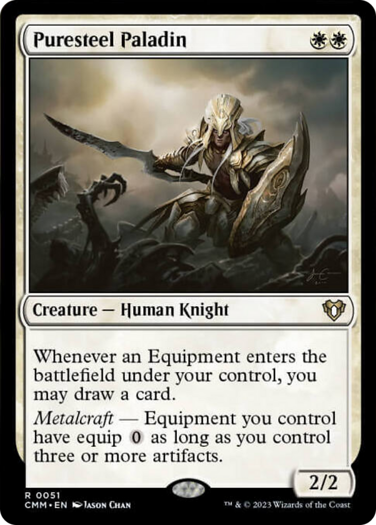 Puresteel Paladin [Commander Masters] | Magic Magpie