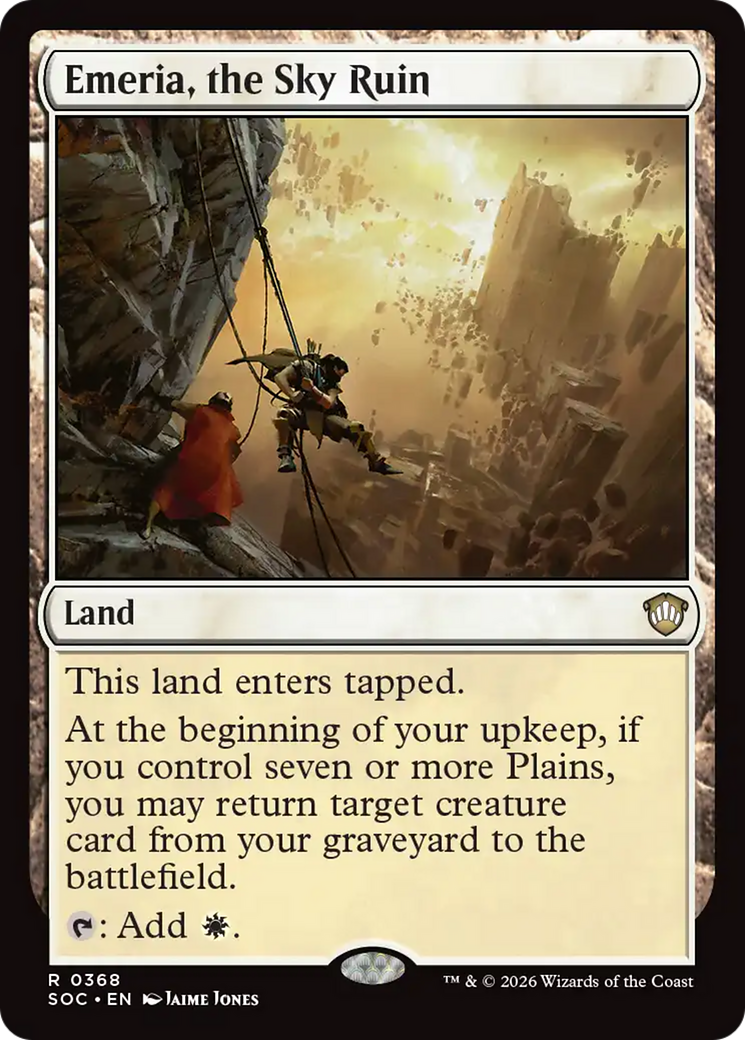 Emeria, the Sky Ruin [Secrets of Strixhaven Commander] | Magic Magpie