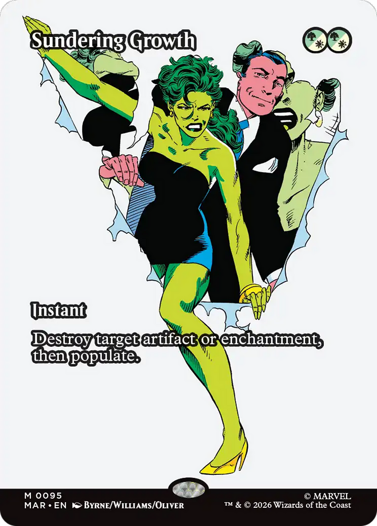 Sundering Growth (Borderless) [Marvel Universe: Eternal-Legal] | Magic Magpie