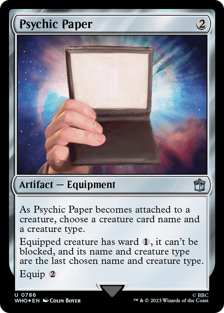 Psychic Paper (Surge Foil) [Doctor Who] | Magic Magpie