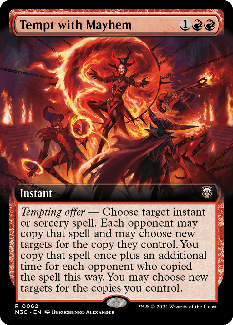 Tempt with Mayhem (Extended Art) [Modern Horizons 3 Commander] | Magic Magpie