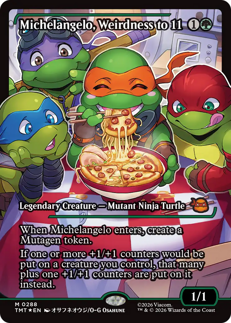 Michelangelo, Weirdness to 11 (Showcase) [Teenage Mutant Ninja Turtles] | Magic Magpie