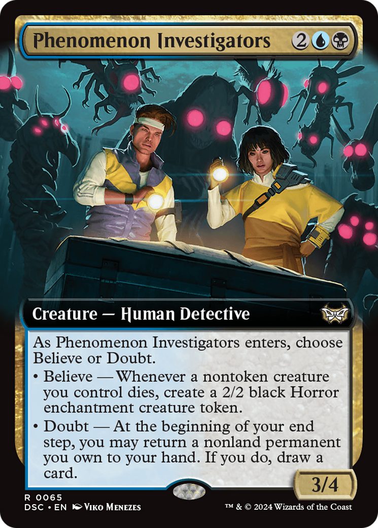 Phenomenon Investigators (Extended Art) [Duskmourn: House of Horror Commander] | Magic Magpie