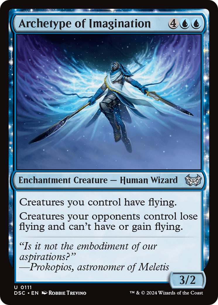 Archetype of Imagination [Duskmourn: House of Horror Commander] | Magic Magpie