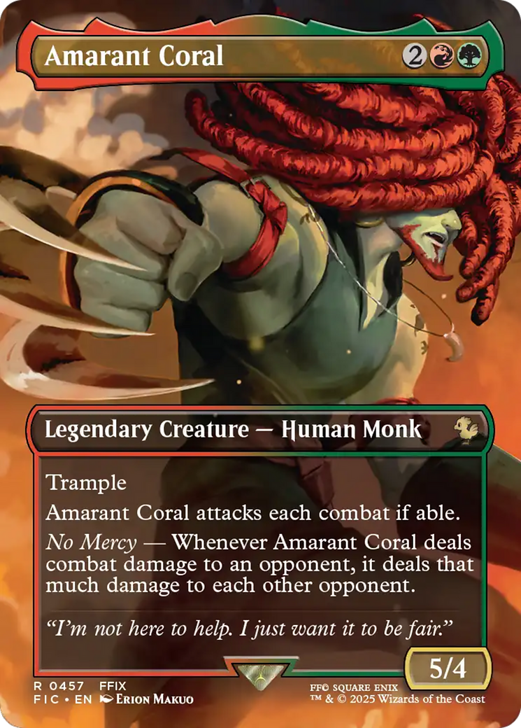Amarant Coral (Borderless) [FINAL FANTASY Commander] | Magic Magpie