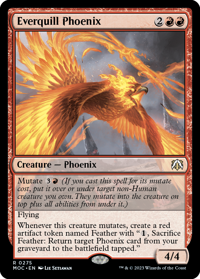 Everquill Phoenix [March of the Machine Commander] | Magic Magpie