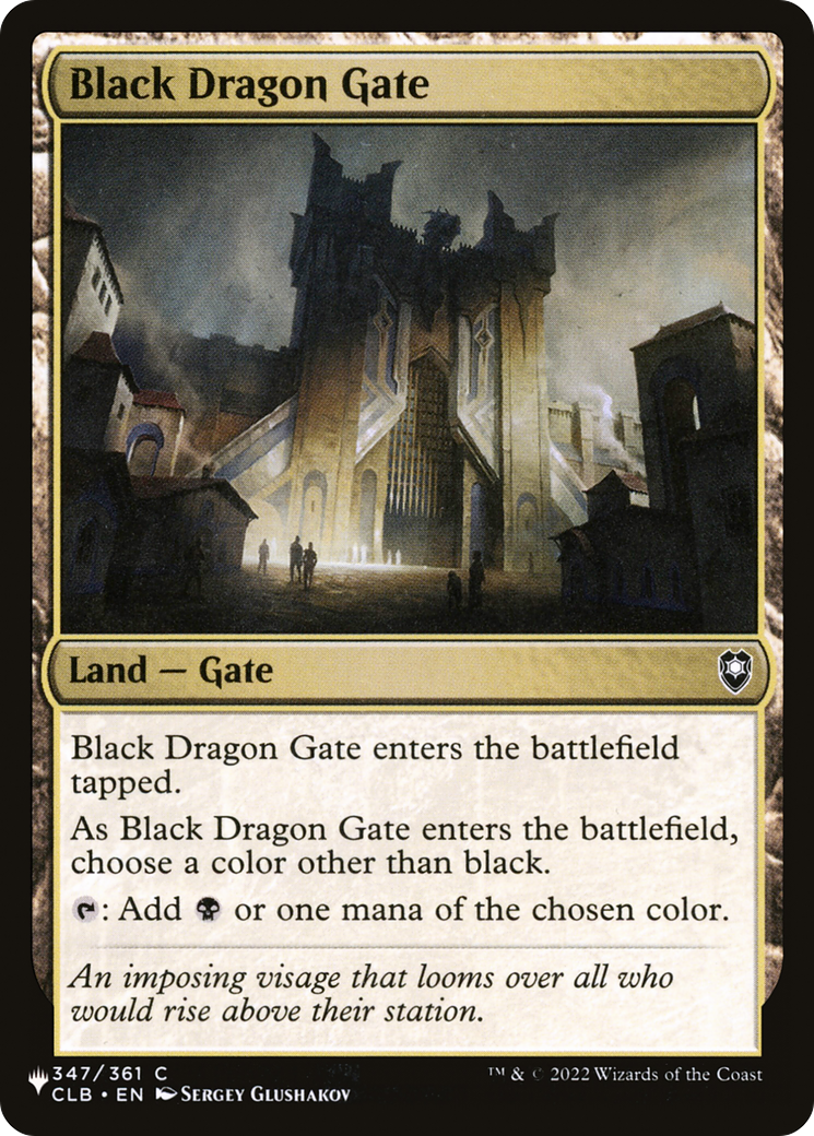 Black Dragon Gate [The List] | Magic Magpie