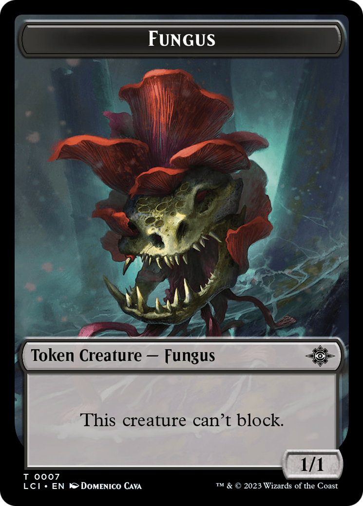 Treasure (0018) // Fungus Double-Sided Token [The Lost Caverns of Ixalan Tokens] | Magic Magpie