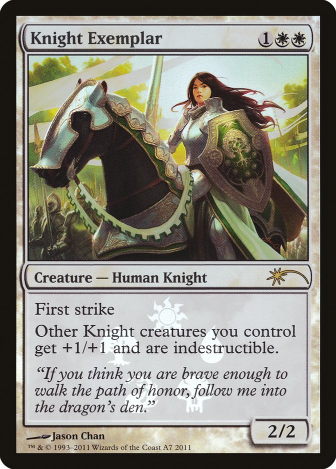 Knight Exemplar [Resale Promos] | Magic Magpie