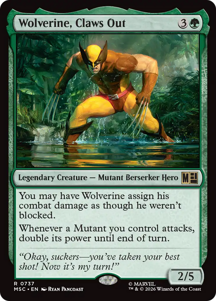 Wolverine, Claws Out [Marvel Super Heroes Commander] | Magic Magpie