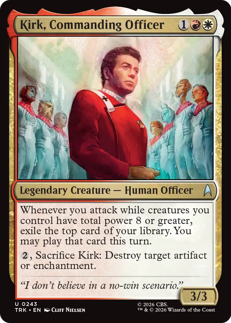 Kirk, Commanding Officer [Star Trek] | Magic Magpie