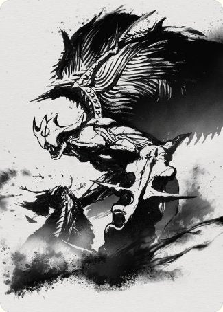 Phyrexian Vindicator 2 Art Card [Phyrexia: All Will Be One Art Series] | Magic Magpie