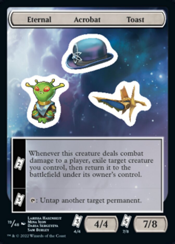 Eternal Acrobat Toast [Unfinity Stickers] | Magic Magpie