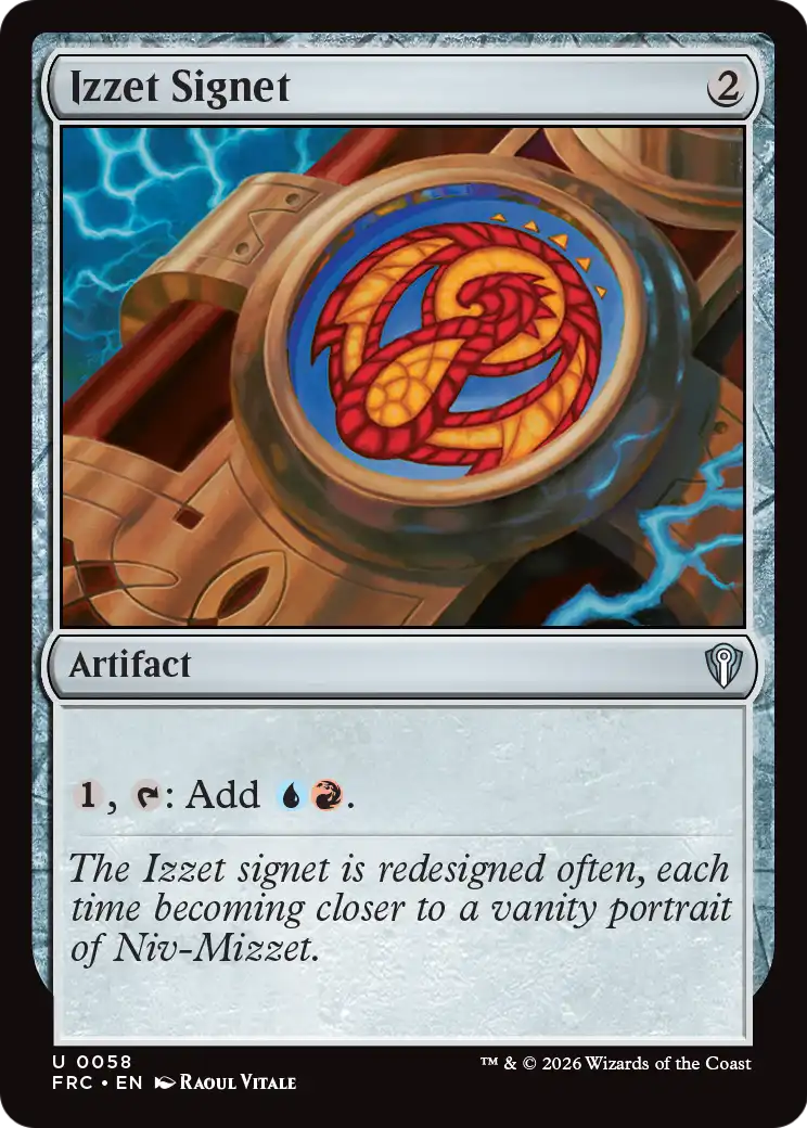 Izzet Signet [Reality Fracture Commander] | Magic Magpie