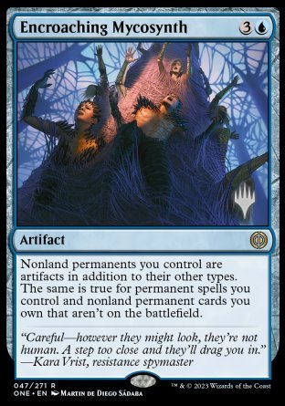 Encroaching Mycosynth (Promo Pack) [Phyrexia: All Will Be One Promos] | Magic Magpie