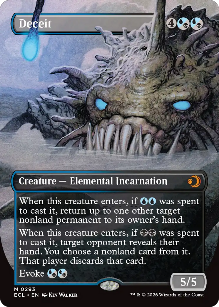 Deceit (Borderless) [Lorwyn Eclipsed] | Magic Magpie