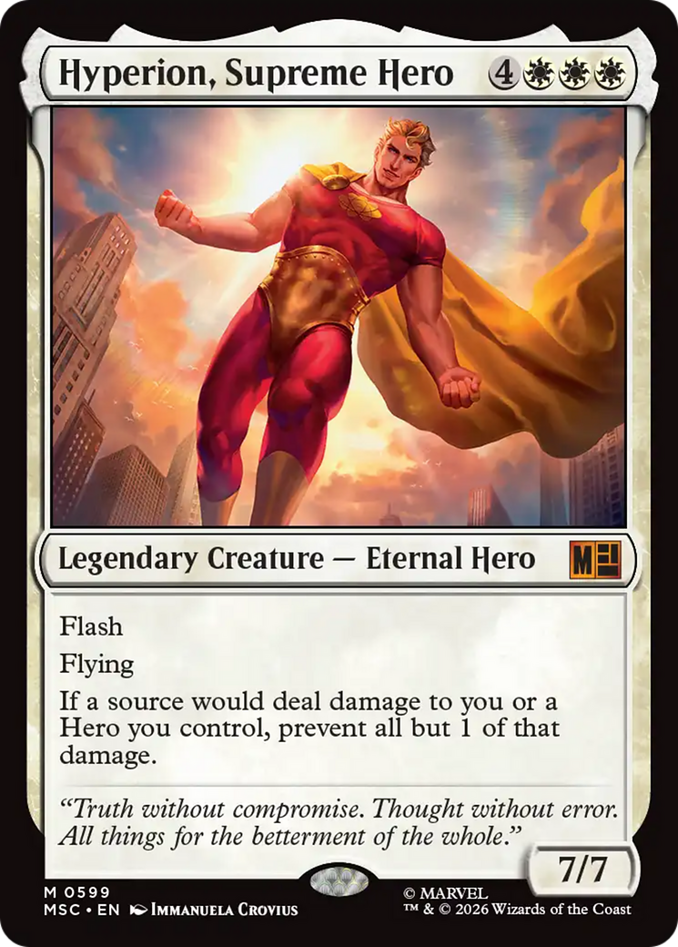 Hyperion, Supreme Hero [Marvel Super Heroes Commander] | Magic Magpie