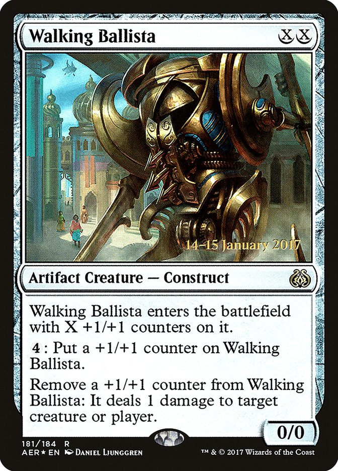 Walking Ballista [Aether Revolt Prerelease Promos] | Magic Magpie