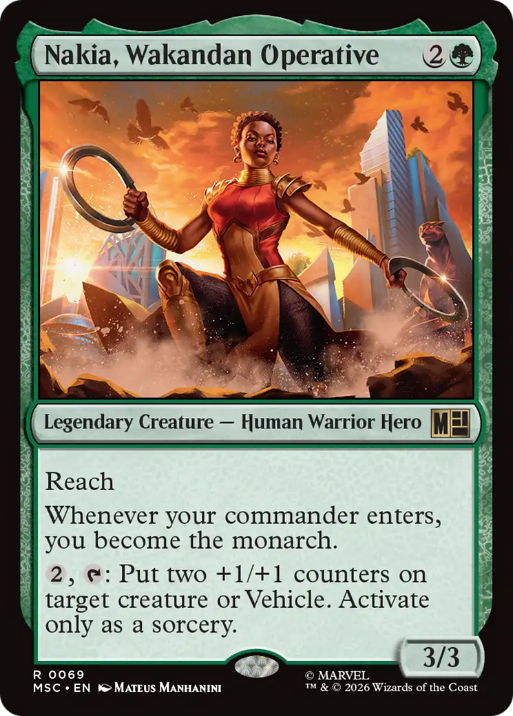 Nakia, Wakandan Operative (Surge Foil) [Marvel Super Heroes Commander] | Magic Magpie