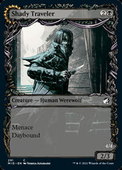 Shady Traveler // Stalking Predator (Showcase Equinox) [Innistrad: Midnight Hunt] | Magic Magpie