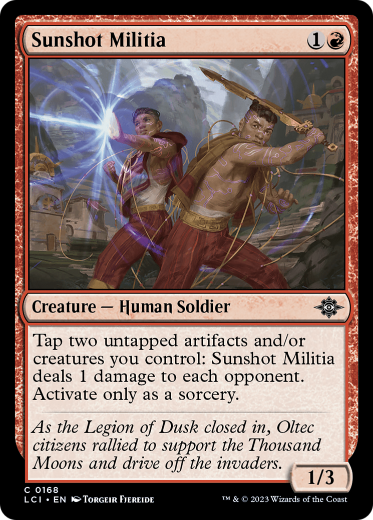 Sunshot Militia [The Lost Caverns of Ixalan] | Magic Magpie