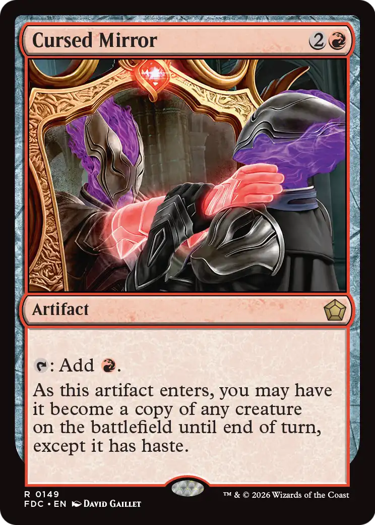 Cursed Mirror [Foundations Commander] | Magic Magpie