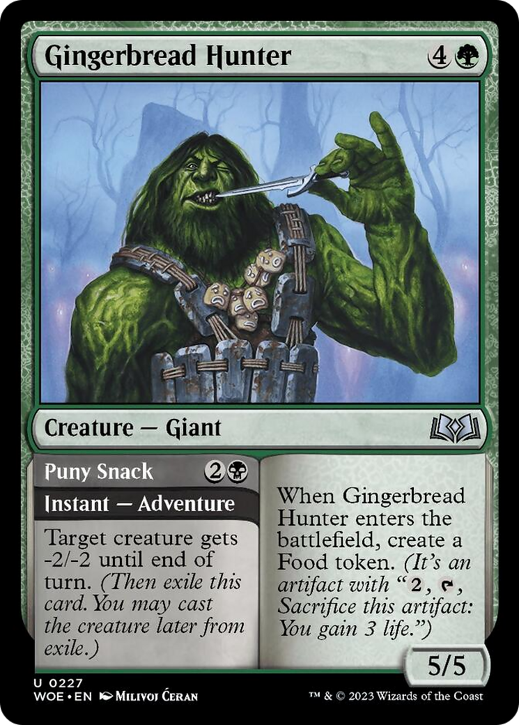 Gingerbread Hunter // Puny Snack [Wilds of Eldraine] | Magic Magpie