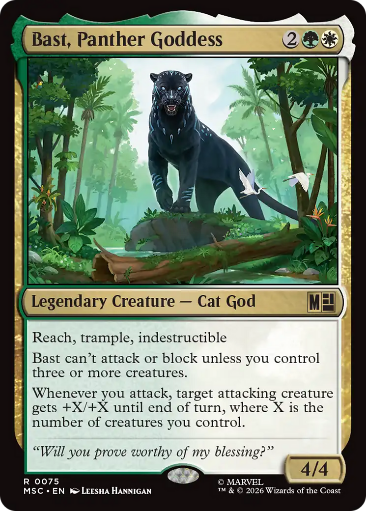Bast, Panther Goddess [Marvel Super Heroes Commander] | Magic Magpie