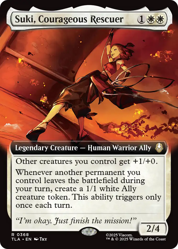 Suki, Courageous Rescuer (Extended Art) [Avatar: The Last Airbender] | Magic Magpie