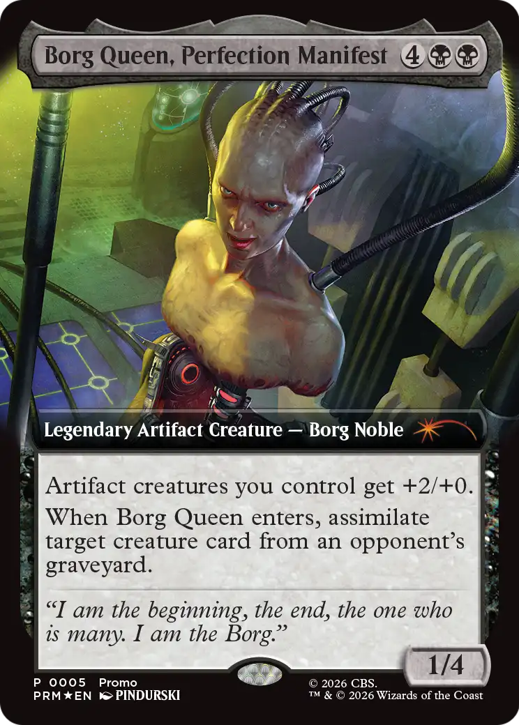 Borg Queen, Perfection Manifest (Extended Art) [Star Trek Promos] | Magic Magpie