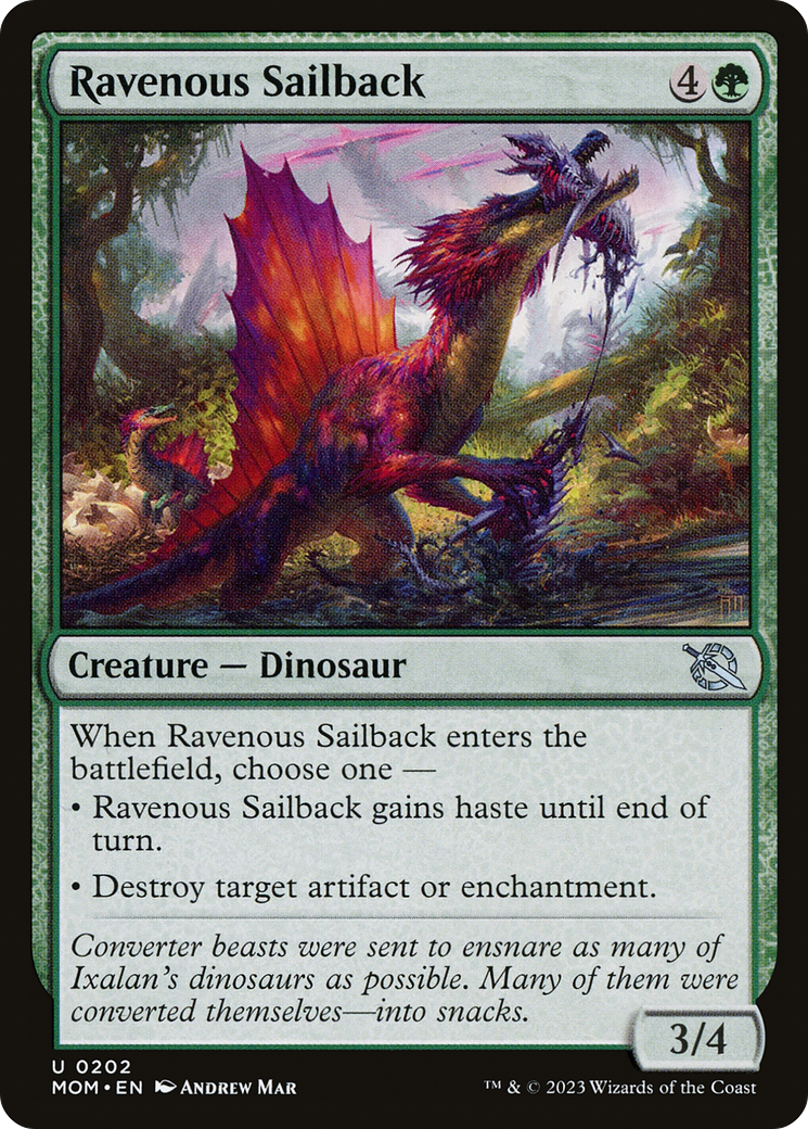 Ravenous Sailback [March of the Machine] | Magic Magpie