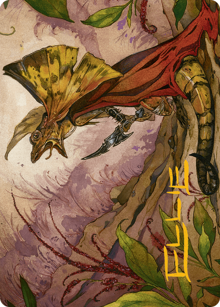 Hired Claw Art Card (Gold-Stamped Signature) [Bloomburrow Art Series] | Magic Magpie