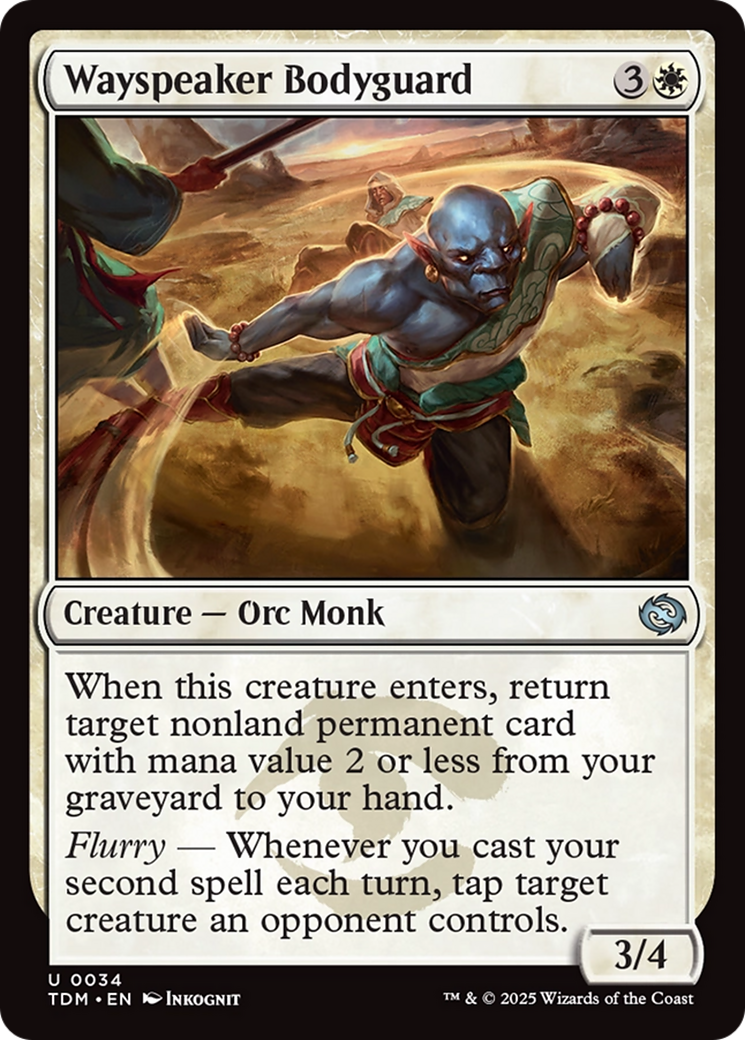 Wayspeaker Bodyguard [Tarkir: Dragonstorm] | Magic Magpie