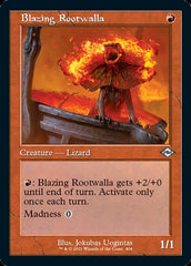 Blazing Rootwalla (Retro Foil Etched) [Modern Horizons 2] | Magic Magpie