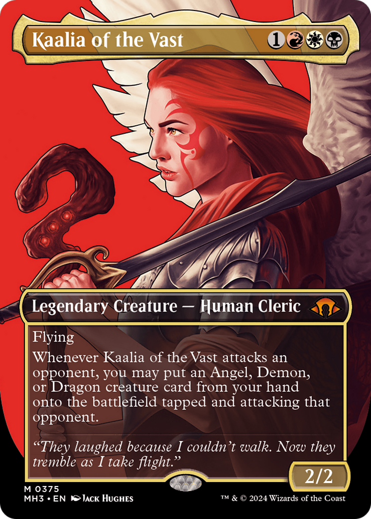 Kaalia of the Vast (Borderless) (0375) [Modern Horizons 3] | Magic Magpie