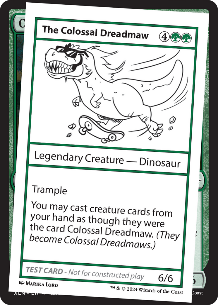 The Colossal Dreadmaw [Mystery Booster 2 Playtest Cards] | Magic Magpie