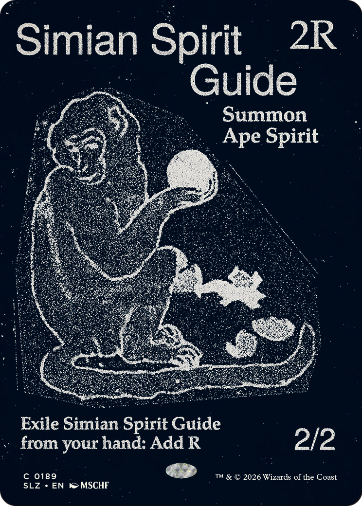 Simian Spirit Guide (0189) [Secret Lair x MSCHF: The Zeta Set] | Magic Magpie