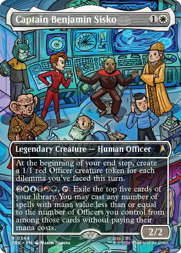 Captain Benjamin Sisko (Borderless) [Star Trek] | Magic Magpie