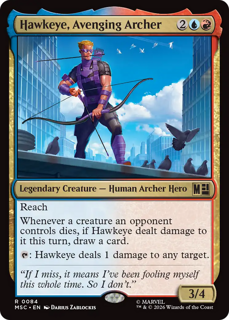 Hawkeye, Avenging Archer [Marvel Super Heroes Commander] | Magic Magpie
