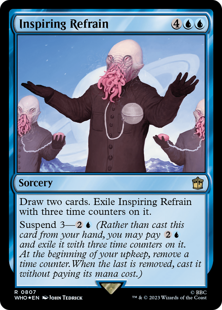 Inspiring Refrain (Surge Foil) [Doctor Who] | Magic Magpie