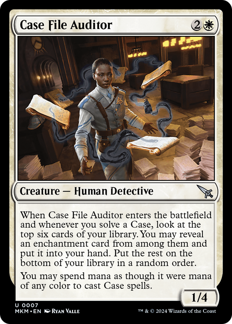 Case File Auditor (Black) [Murders at Karlov Manor] | Magic Magpie