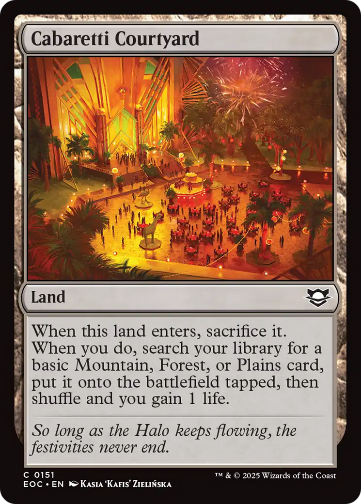 Cabaretti Courtyard [Edge of Eternities Commander] | Magic Magpie