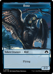 Eldrazi Spawn // Bird Double-Sided Token [Modern Horizons 3 Tokens] | Magic Magpie