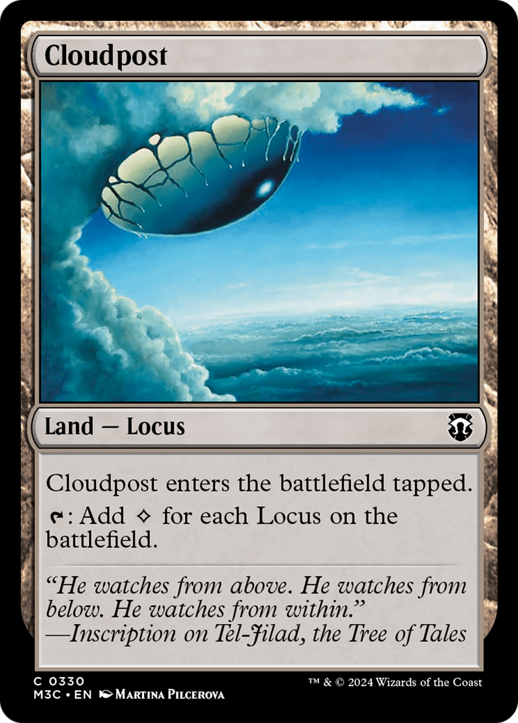 Cloudpost (Ripple Foil) [Modern Horizons 3 Commander] | Magic Magpie