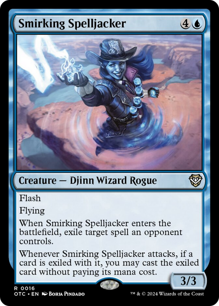 Smirking Spelljacker [Outlaws of Thunder Junction Commander] | Magic Magpie